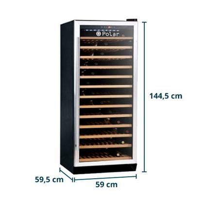 Imagem de Adega Climatizada Para 100 Garrafas 275 Litros Polar