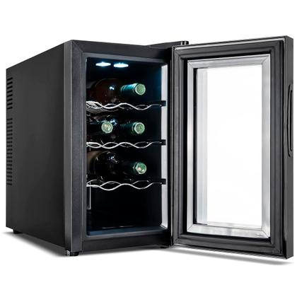 Imagem de Adega Climatizada Philco PAD8E 8 Garrafas Display Digital LED Controle Temperatura Bivolt