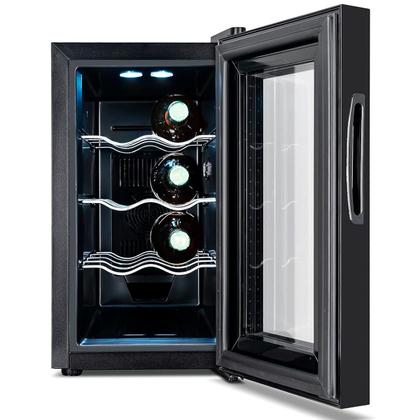Imagem de Adega Climatizada Philco PAD8E 8 Garrafas Display Digital LED Controle Temperatura Bivolt