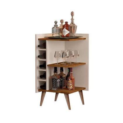 Imagem de Adega De Canto Aparador Malbec Pés Palito Para Bebidas - Cores - Comprar Moveis em Casa