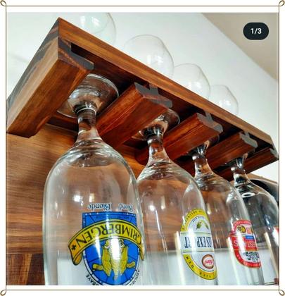 Imagem de Adega de Parede Barzinho Rustico de Madeira