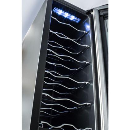Imagem de Adega de Vinho Climatizada Electrolux 12 garrafas Uma Porta Acabamento em Alumínio (ACB12)