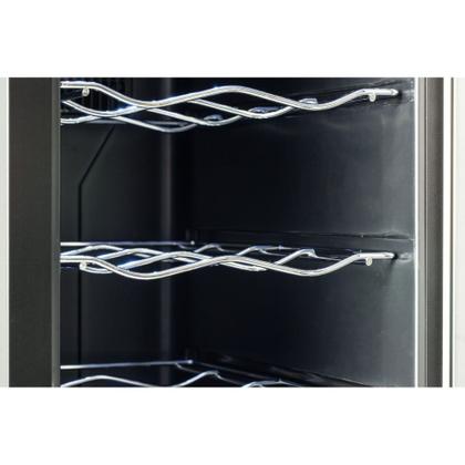 Imagem de Adega de Vinho Climatizada Electrolux 12 garrafas Uma Porta Acabamento em Alumínio (ACB12)