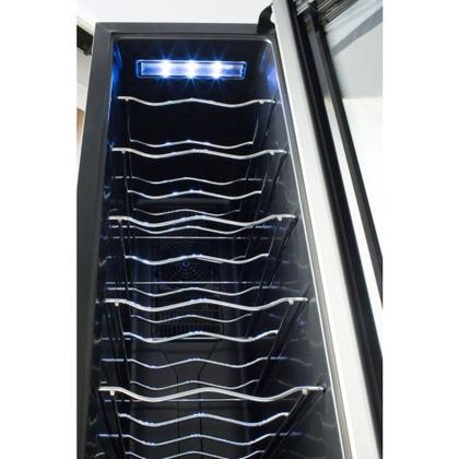 Imagem de Adega de Vinho Climatizada Electrolux 12 garrafas Uma Porta Acabamento em Alumínio (ACB12)