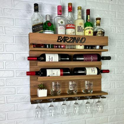 Imagem de Adega de Vinho de Parede com Barzinho Sala - Barzinho IM