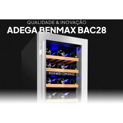 Imagem de Adega de Vinhos Benmax 28 Garrafas BAC28 Dual Zone Compressor 127V