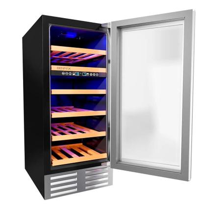 Imagem de Adega de Vinhos Compressor Benmax Dual Zone para 28 Garrafas com até 22 C - BAC28 (127v)