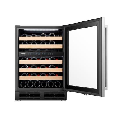 Imagem de Adega de Vinhos Gorenje 46 Garrafas 138 Litros de Embutir Dual Zone Inox 110V GWL46W1ANQRI