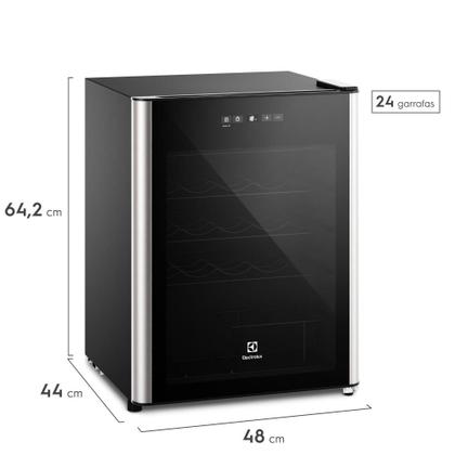 Imagem de Adega Electrolux 24 Garrafas WSF24 Preta - 127V