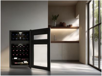 Imagem de Adega Electrolux 29 Garrafas com Compressor Dual Zone Preta com LED WDF29