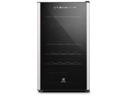 Imagem de Adega Electrolux 29 Garrafas com Compressor Dual Zone Preta com LED WDF29