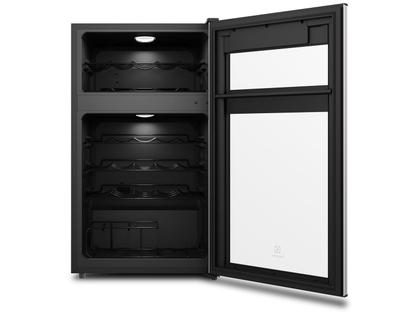 Imagem de Adega Electrolux 29 Garrafas com Compressor Dual Zone Preta com LED WDF29