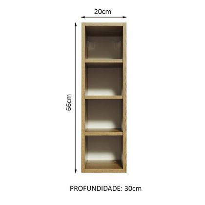 Imagem de Adega Madesa 20 cm para Cozinhas Glamy, Reims e Agata - Rustic