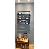 Imagem de Adega Para Garrafas de Vinhos Luxo Moderna Suporte Garrafas Estilo Industrial Ferro