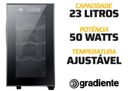 Imagem de Adega Para Vinhos 8 Garrafas Gradiente Painel Touch Bivolt
