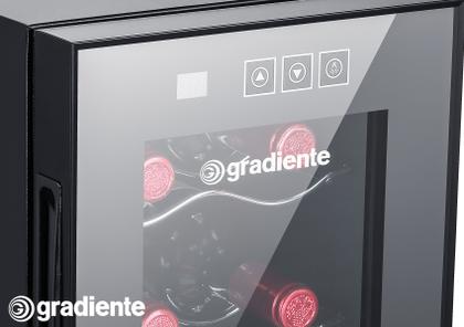 Imagem de Adega Para Vinhos 8 Garrafas Gradiente Painel Touch Bivolt
