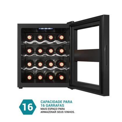 Imagem de Adega Philco 16 Garrafas Display Digital PAD16E Bivolt
