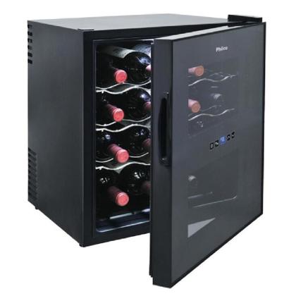 Imagem de Adega Philco 16 Garrafas Display Digital Preto PAD16E - Bivolt