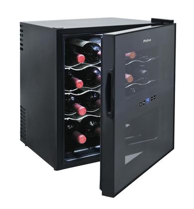 Imagem de Adega Philco 16 Garrafas Display Digital Preto PAD16E - Bivolt