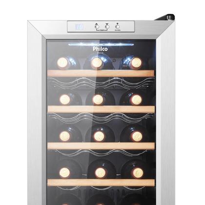 Imagem de Adega Philco 18 Garrafas 54L Display Digital PAD18I