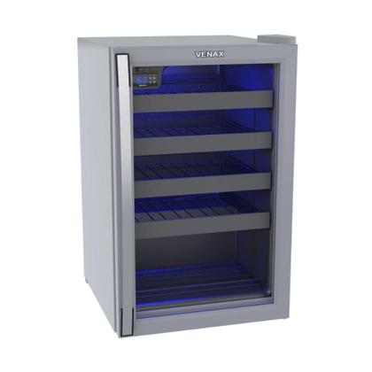 Imagem de adega Piubella Cave 100 para 24 Garrafas Cinza