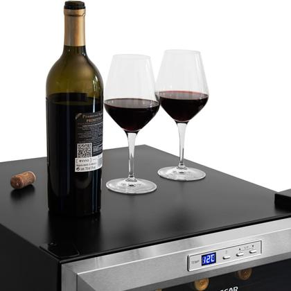 Imagem de Adega Suggar Lyon 13 Garrafas Preta Inox 110V AD1511IX