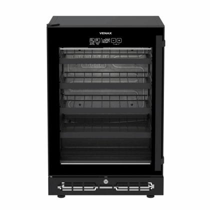 Imagem de Adega Venax Cave In Touch 100L Preto Fosco de Embutir Porta Invertida 127V P31424