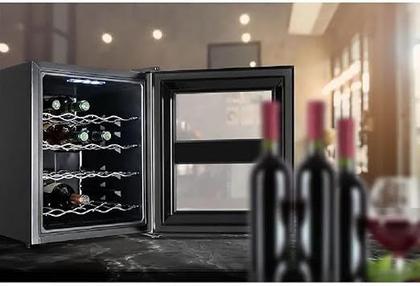 Imagem de Adega Vinho Com Display Digital 16 Garrafas Expositor Bivolt
