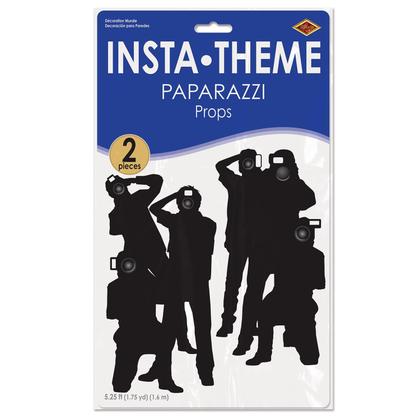 Imagem de Adereços fotográficos e pano de fundo Beistle Paparazzi Insta Theme