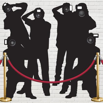 Imagem de Adereços fotográficos e pano de fundo Beistle Paparazzi Insta Theme