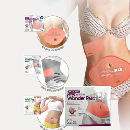 Imagem de Adesivo Abdominal Modelador com Ervas Naturais Kit com 5 Unidades para Cuidados Pessoais
