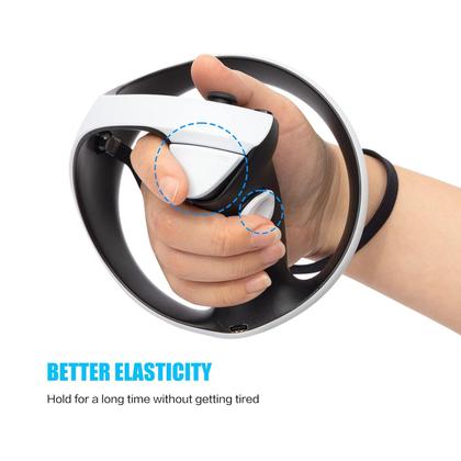 Imagem de Adesivo Almofada de Silicone Antiderrapante Para Controle Playstation VR2 PSVR2 Branco