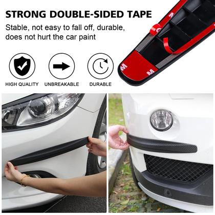 Imagem de Adesivo anticolisão Bumper Guard Strip Ouzorp preto x2