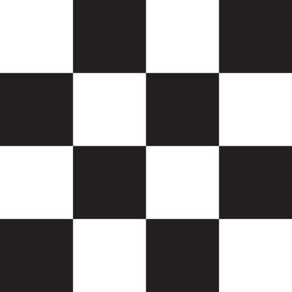 Imagem de Adesivo Azulejo Preto e Branco Xadrez Cozinha 20x20 24un
