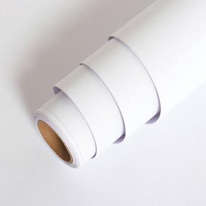 Imagem de Adesivo Branco Fosco Envelopamento Decoração Móveis 3m x 70cm