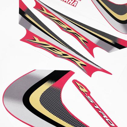 Imagem de Adesivo Compatível Yamaha Ybr 125 2008 Moto Vermelha + Logos