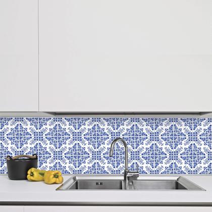 Imagem de Adesivo de Azulejo Azul Alva 10x10 cm com 300un