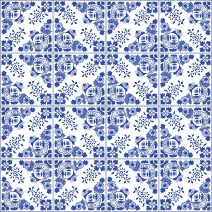 Imagem de Adesivo de Azulejo Azul Alva 10x10 cm com 300un
