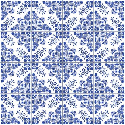 Imagem de Adesivo de Azulejo Azul Alva 10x10 cm com 50un