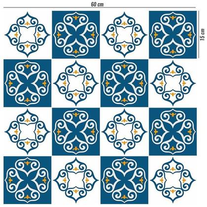 Imagem de Adesivo de azulejo azul nicole