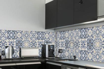 Imagem de Adesivo de Azulejo Azul Real 10x10 cm com 300un
