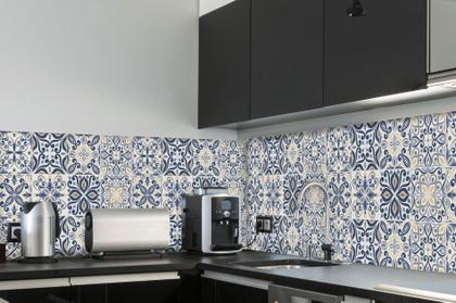 Imagem de Adesivo de Azulejo Azul Real 20x20 cm com 12un