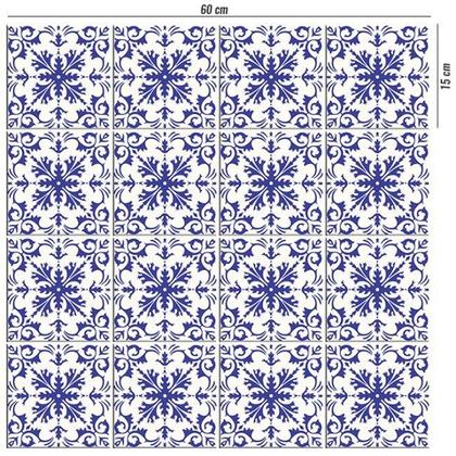 Imagem de Adesivo de azulejo Colonial portugueses Azul
