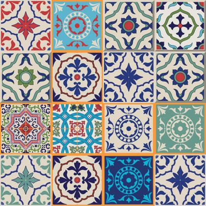 Imagem de Adesivo de Azulejo Santa Cruz 10x10 cm com 50un