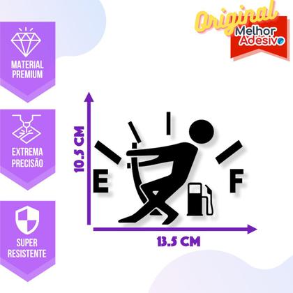 Imagem de Adesivo de Carro Combustível Marcador Posto - Cor Roxo