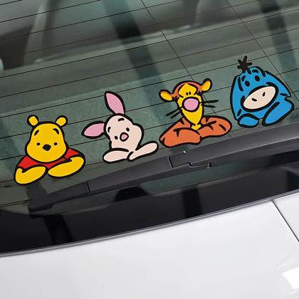 Imagem de Adesivo De Carro Turma Do Pooh