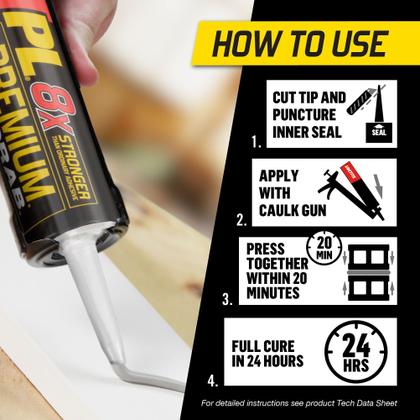Imagem de Adesivo de construção Loctite PL Premium Fast Grab 300mL