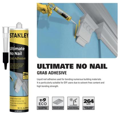 Imagem de Adesivo de Construção STANLEY Ultimate No Nail Grab - 2 Tubos de 300ml