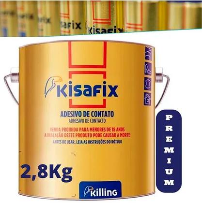Imagem de Adesivo De Contato Kisafix Premium Galão 2,8 Kg