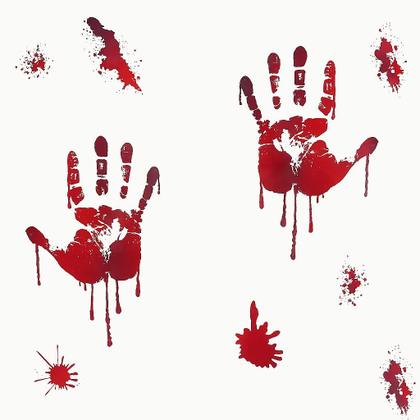 Imagem de Adesivo de Halloween Mancha De Sangue - 6x30